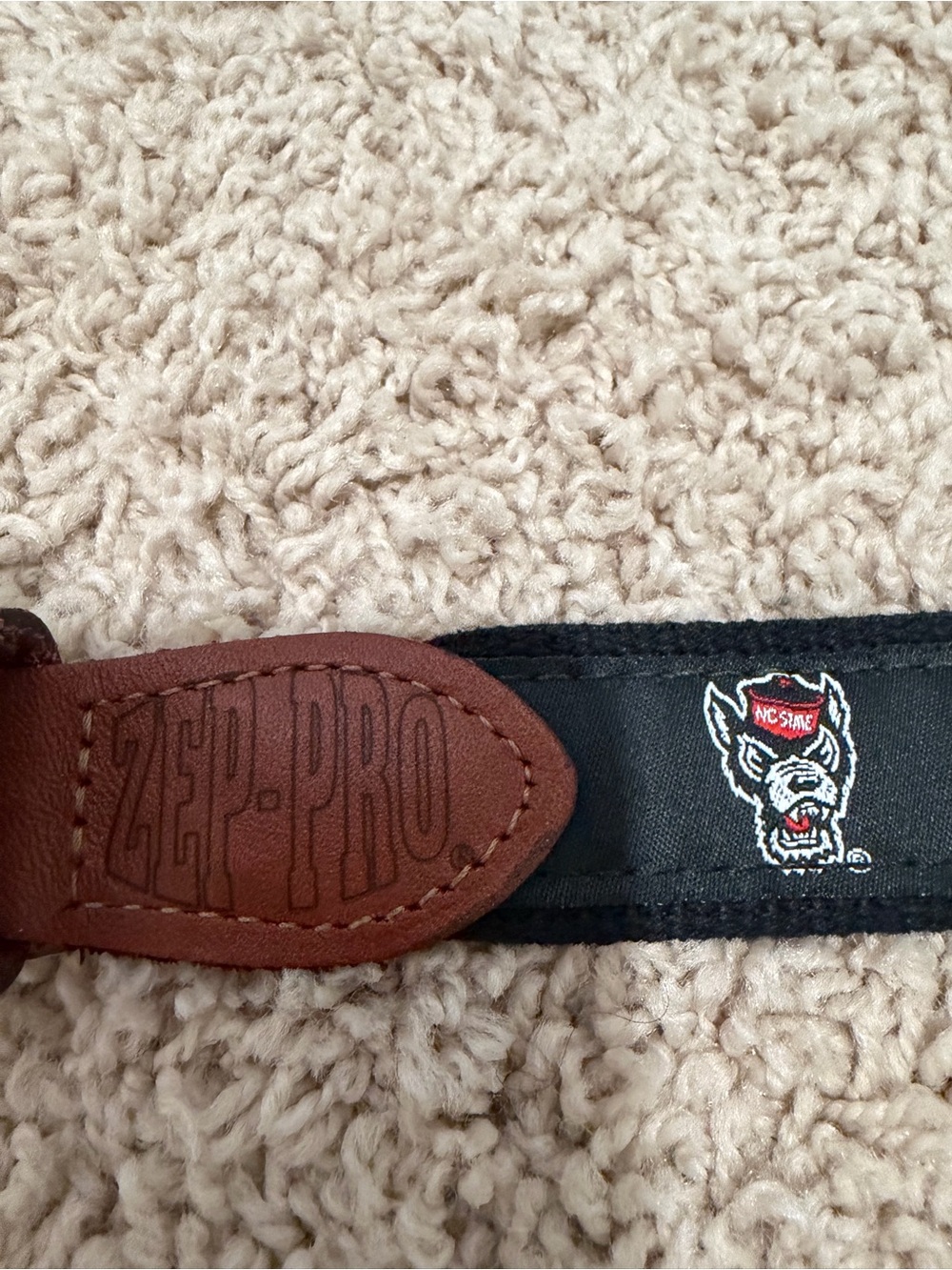 NC STATE TODDLER Belt with WOLFPACK Logo